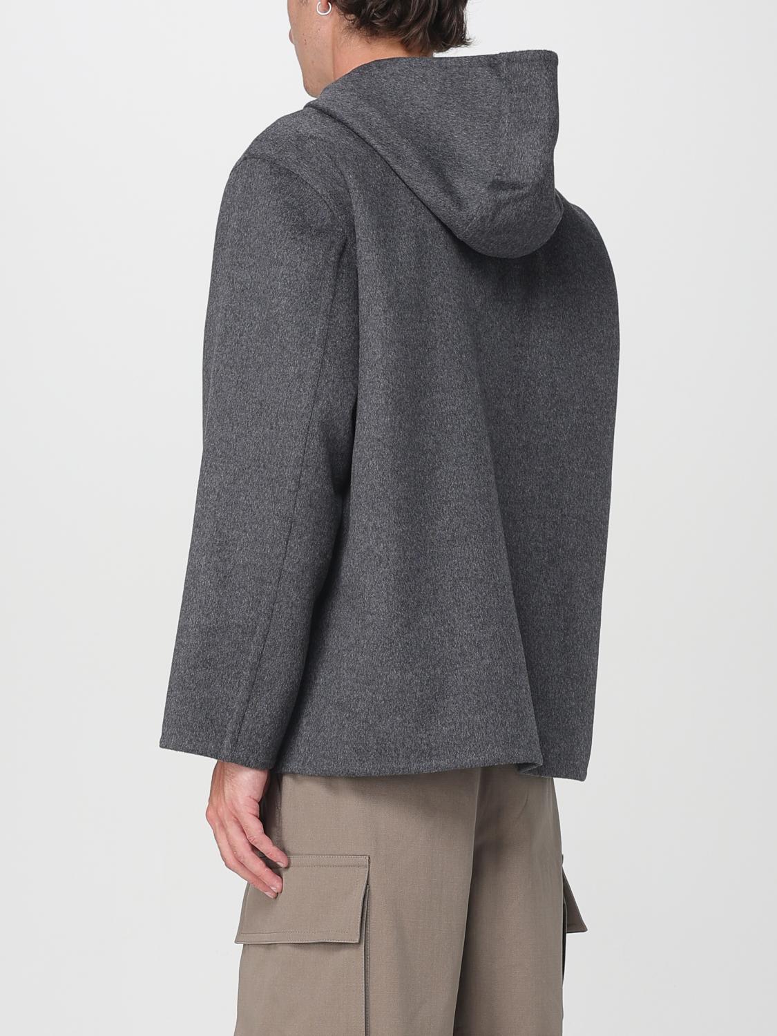 Bottega Veneta Coat Men Grey BOTTEGA VENETA