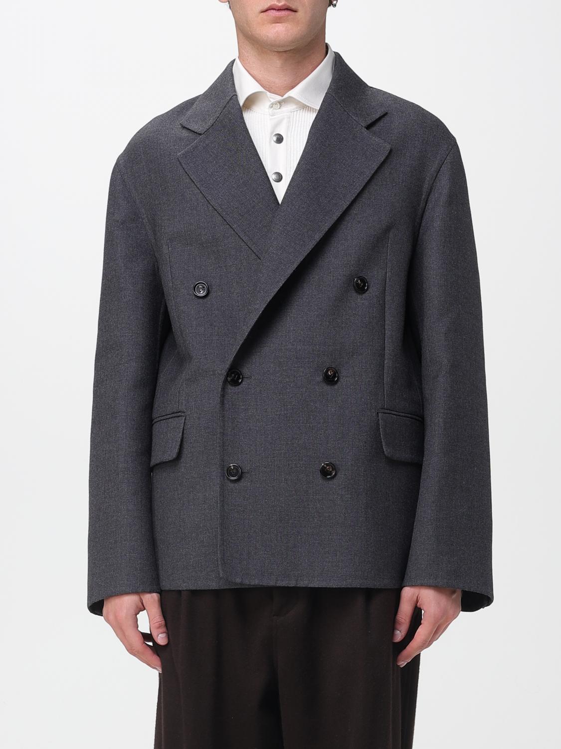 Bottega Veneta Jacket Men Charcoal BOTTEGA VENETA