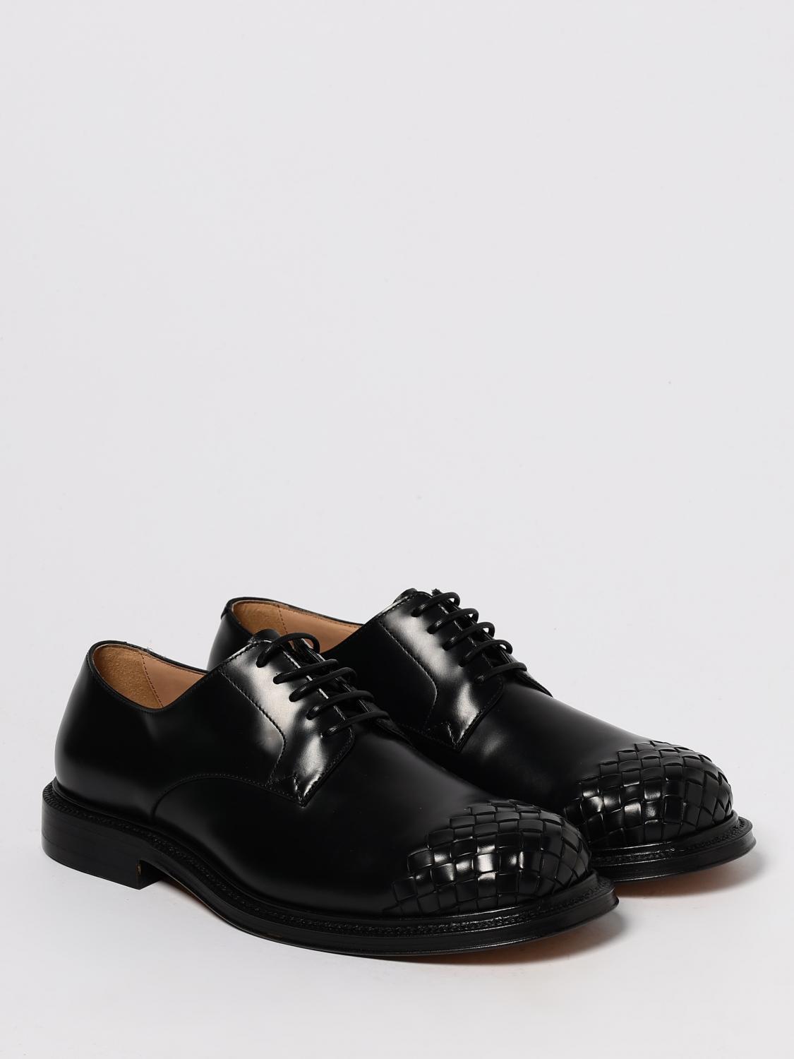Bottega Veneta Brogue Shoes Men Black BOTTEGA VENETA