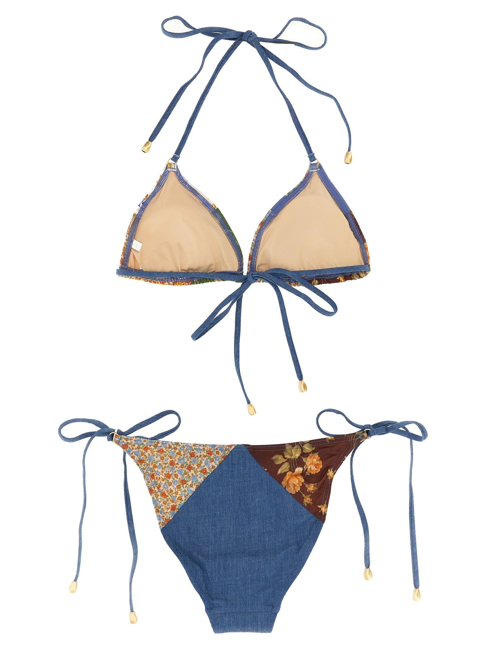Zimmermann Women 'Lucky Cotton Mini Tri' Bikini ZIMMERMANN