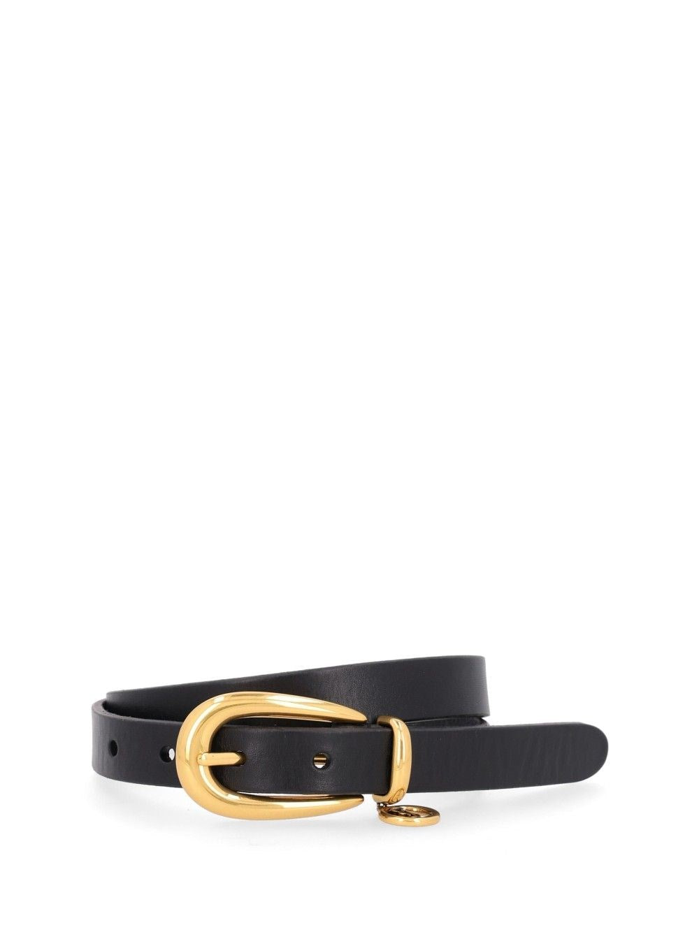 Saint Laurent Women Cassandra Thin Leather Belt SAINT LAURENT