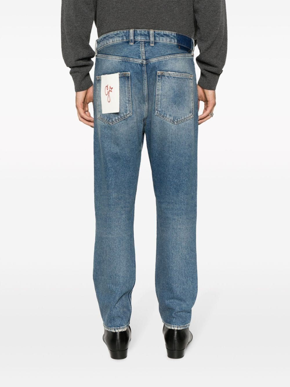 Golden Goose Men "Golden Happy" Stone Washed Jeans GOLDEN GOOSE