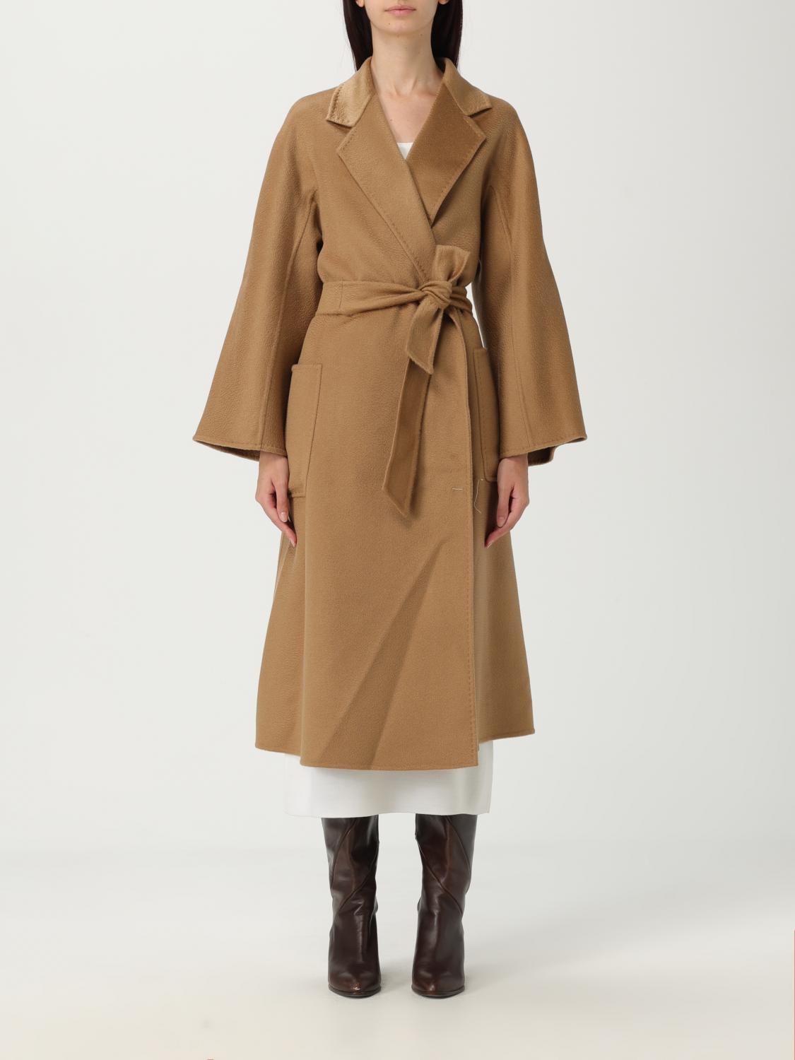 Max Mara Coat Woman Brown MAX MARA