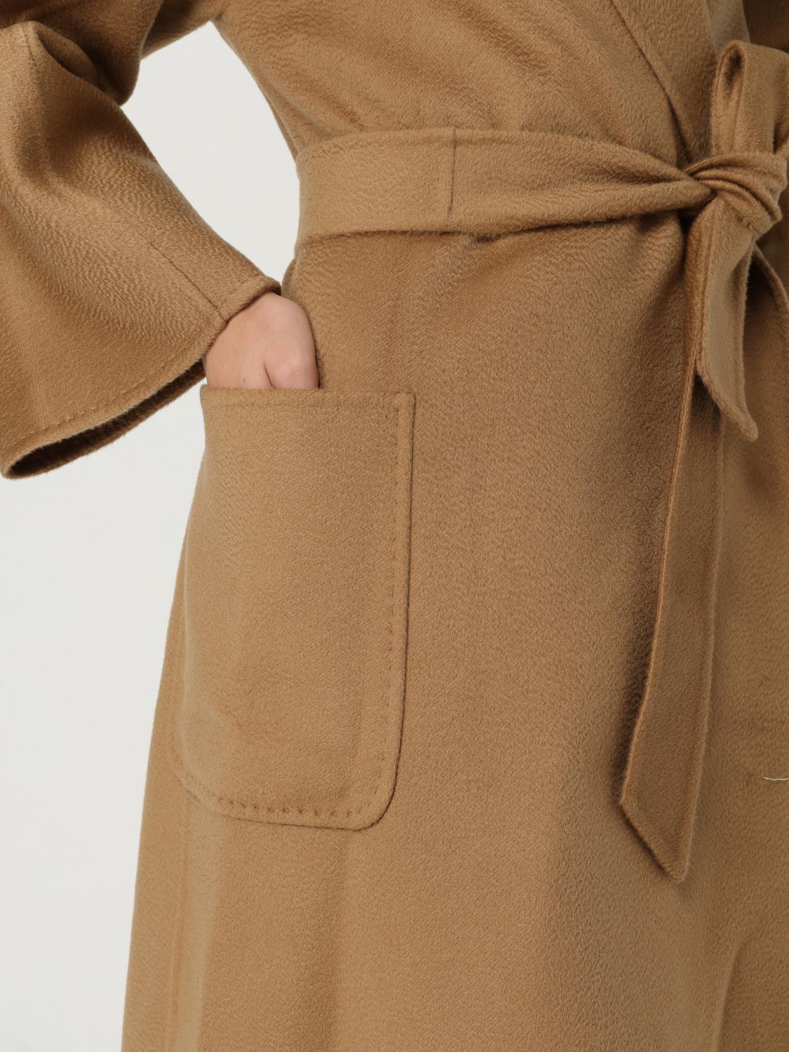 Max Mara Coat Woman Brown MAX MARA