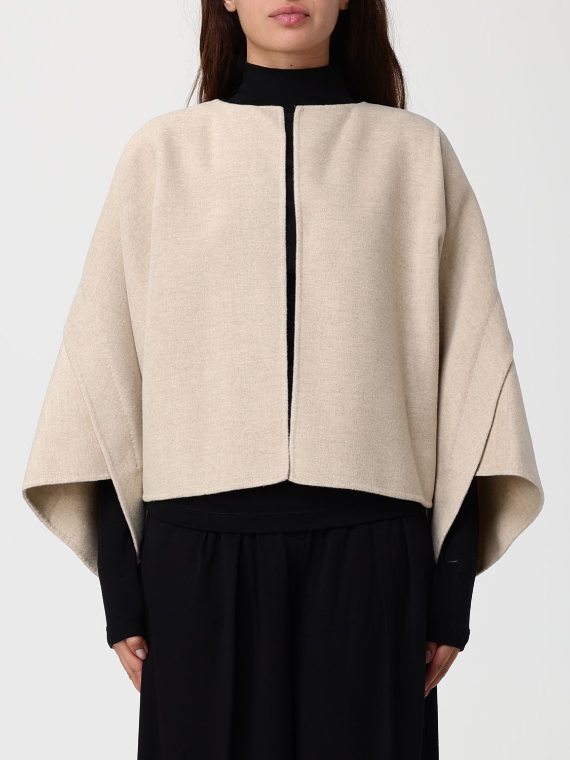 Max Mara Coat Woman Sand MAX MARA