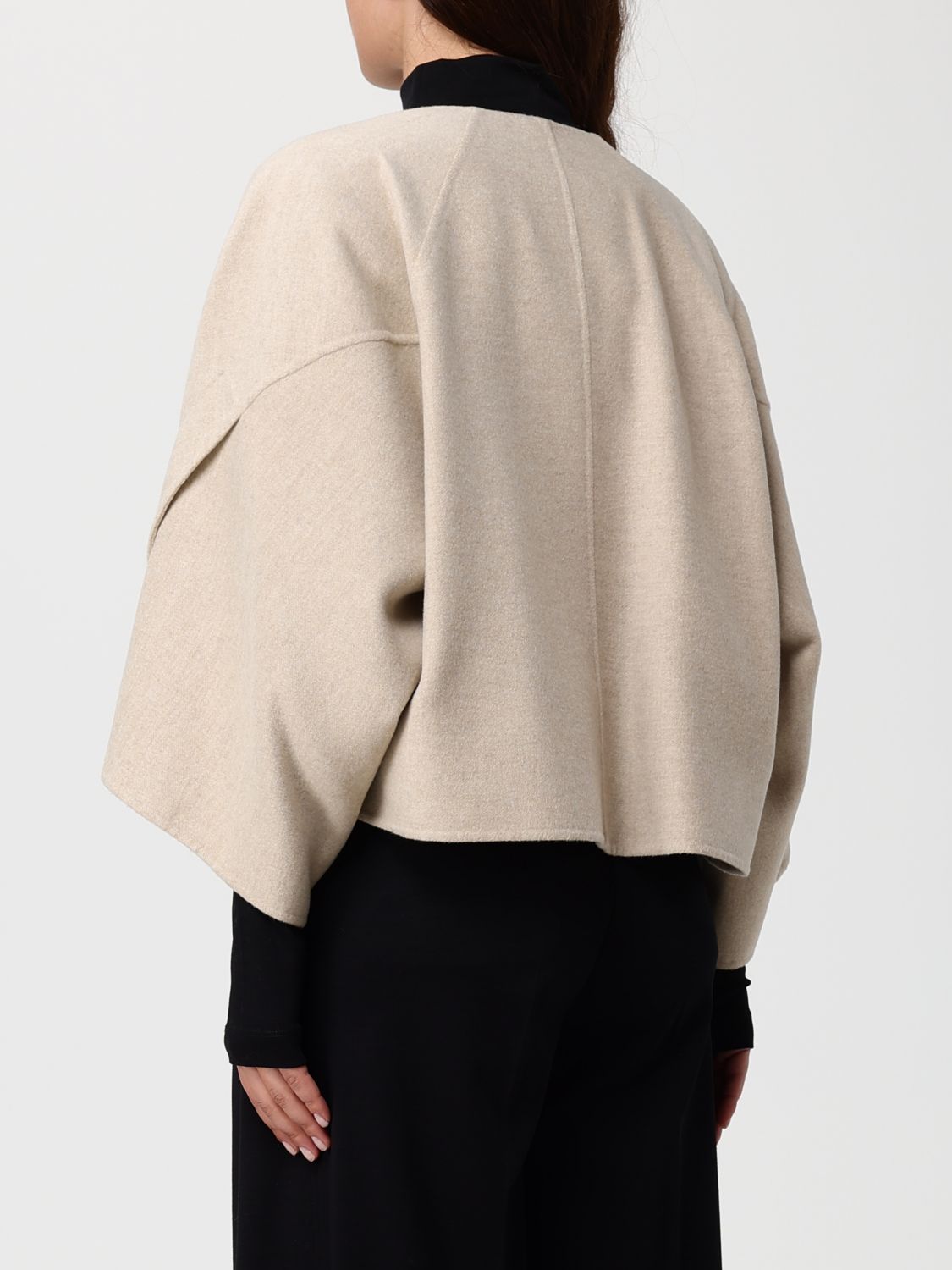 Max Mara Coat Woman Sand MAX MARA