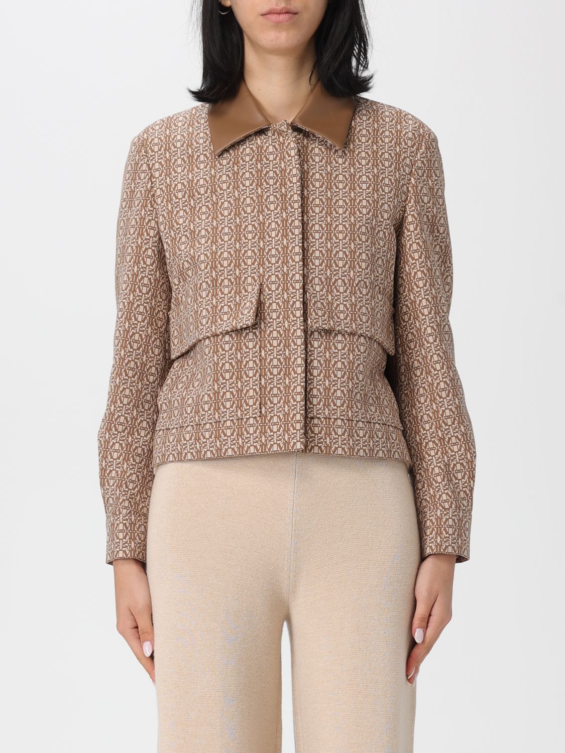 Max Mara Jacket Woman Camel MAX MARA
