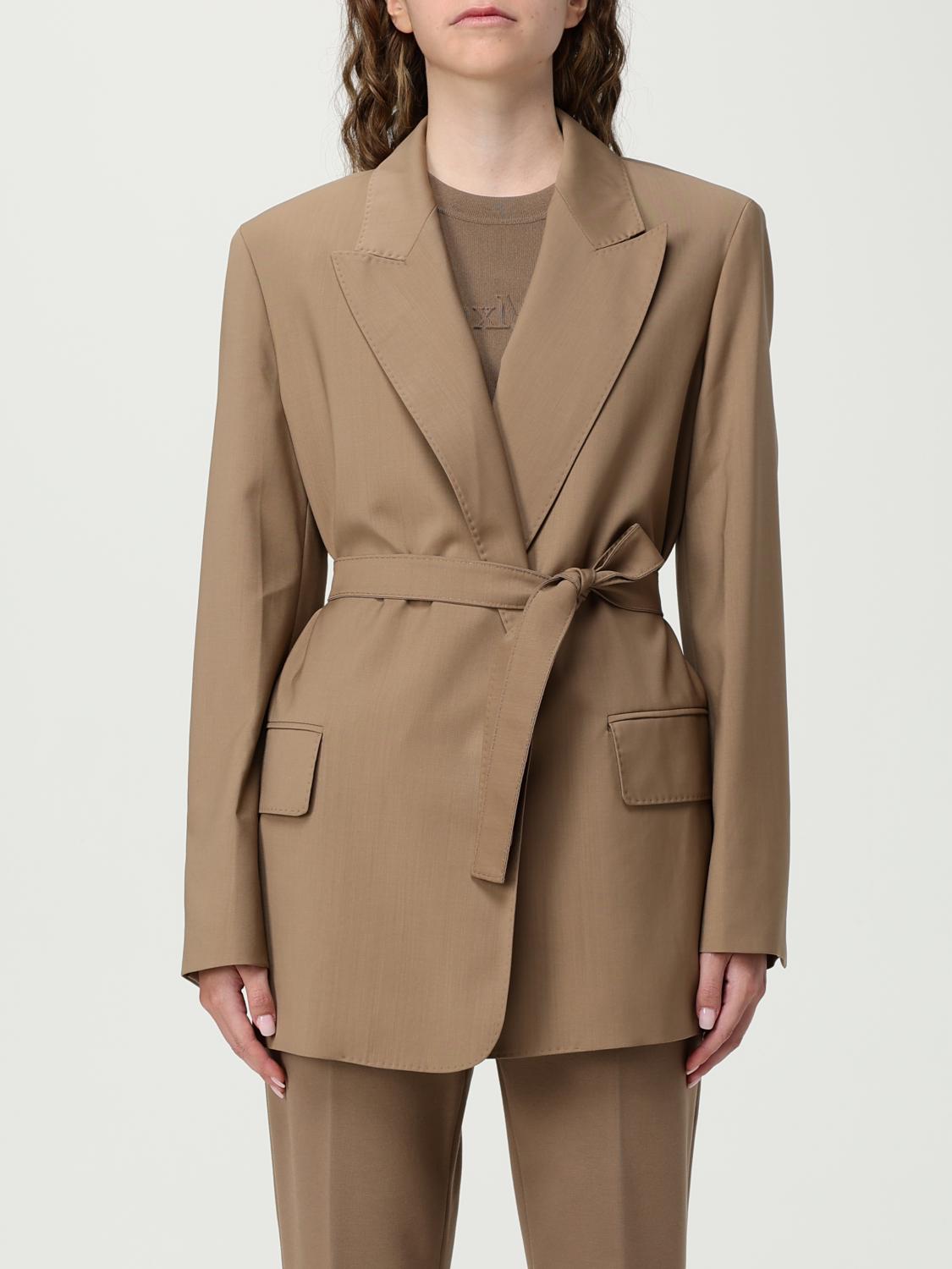 Max Mara Jacket Woman Brown MAX MARA