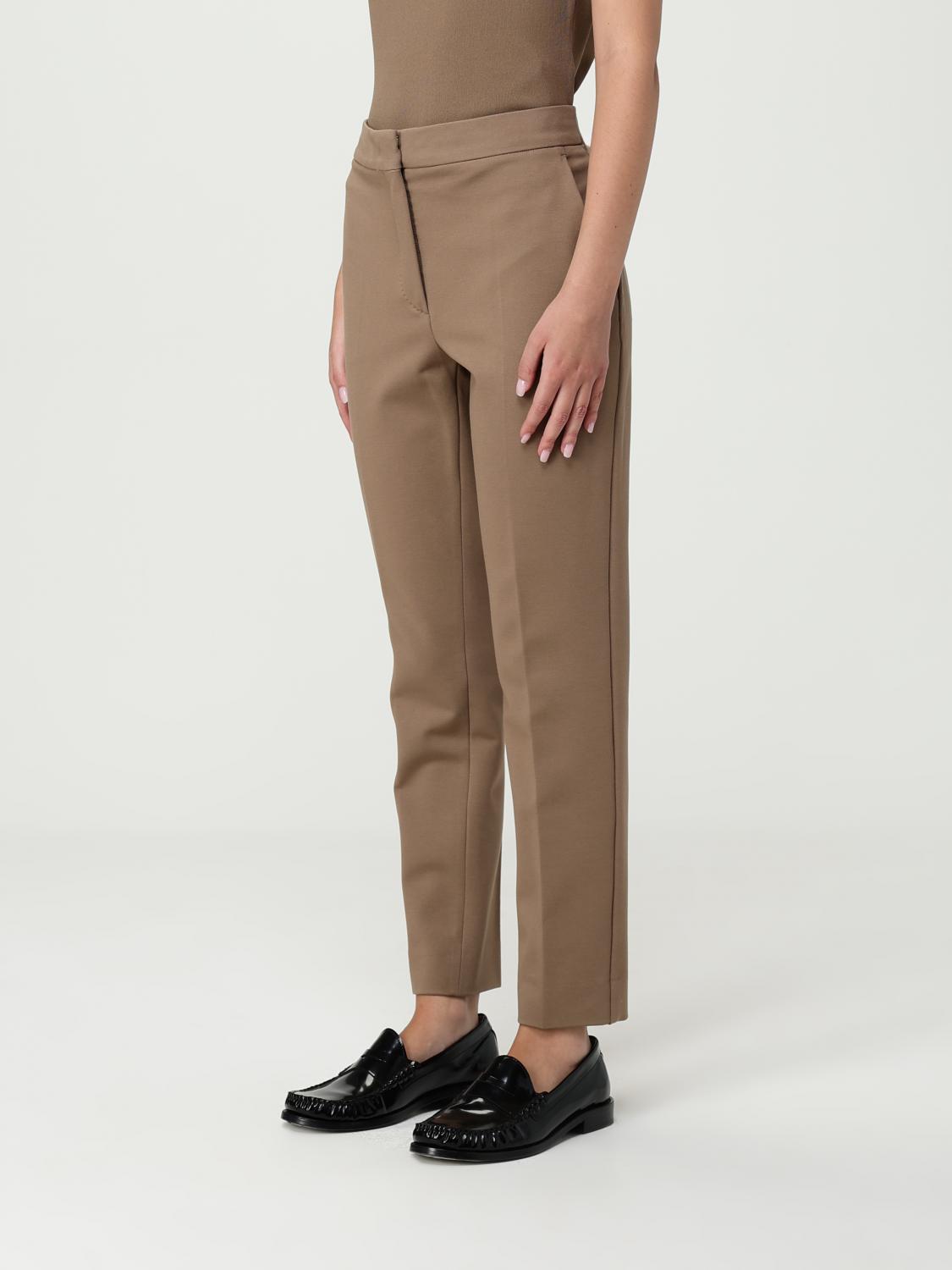 Max Mara Pants Woman Camel MAX MARA