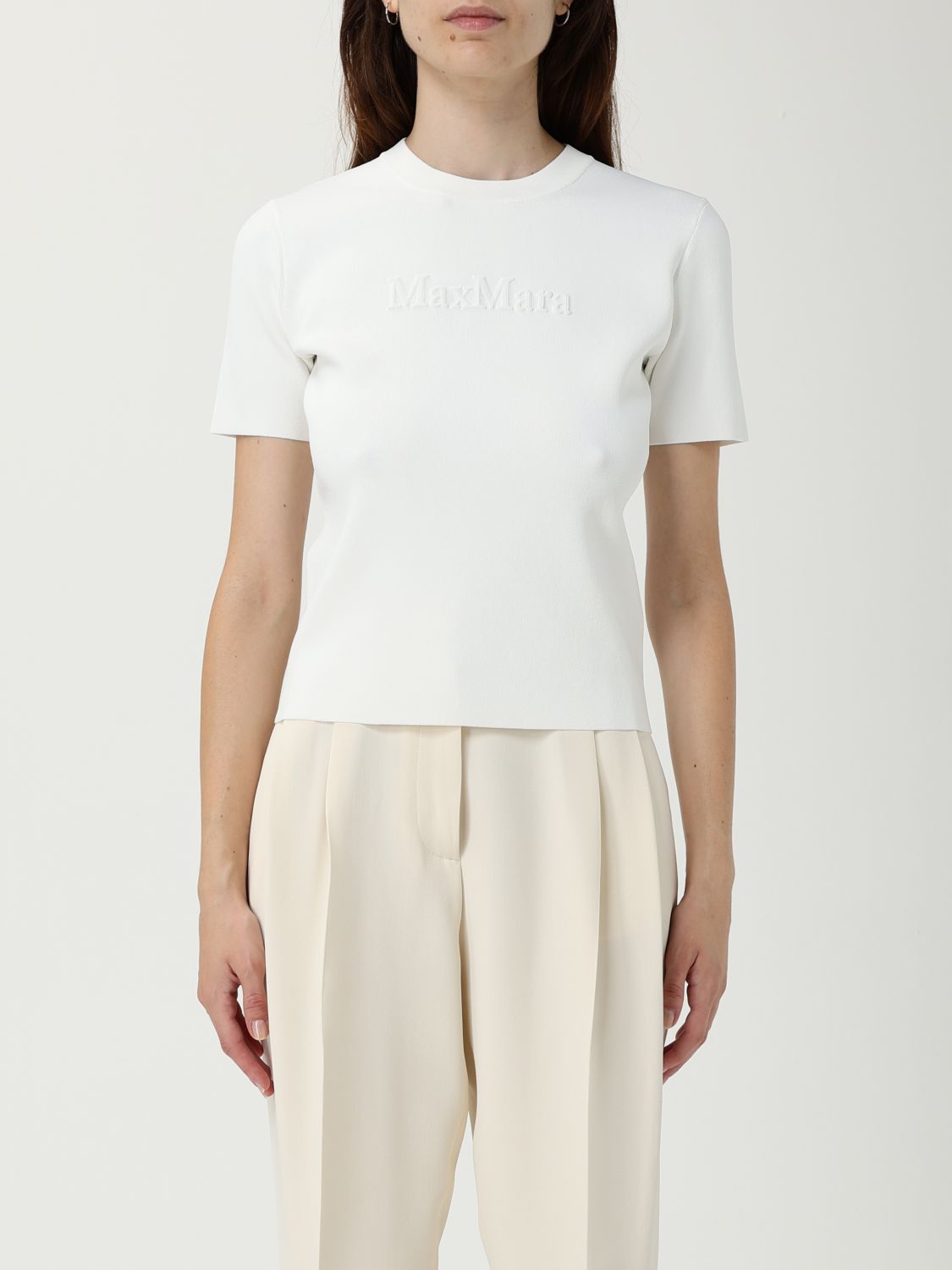 Max Mara Sweater Woman White MAX MARA