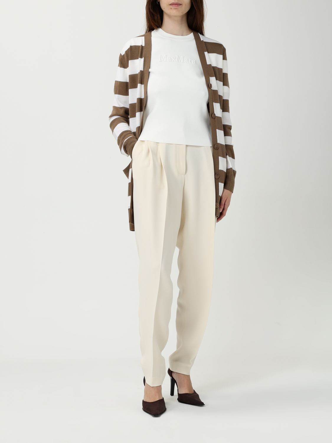 Max Mara Sweater Woman White MAX MARA