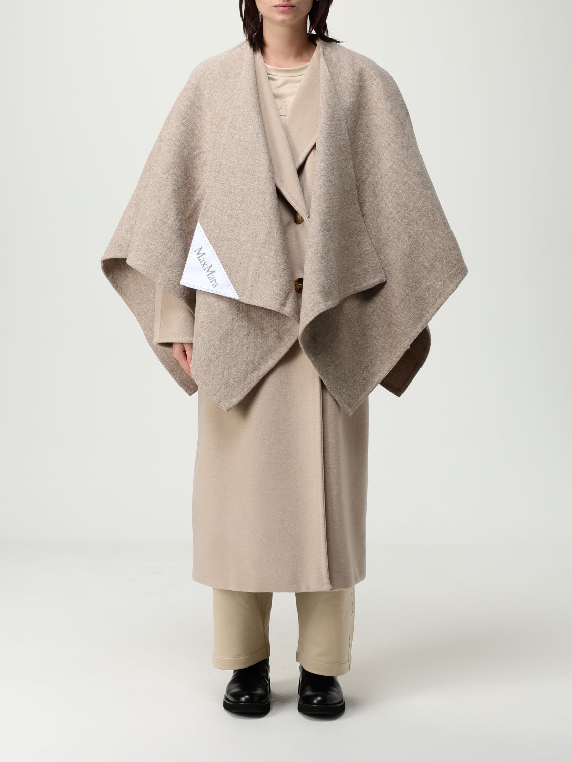 Max Mara Scarf Woman Brown MAX MARA