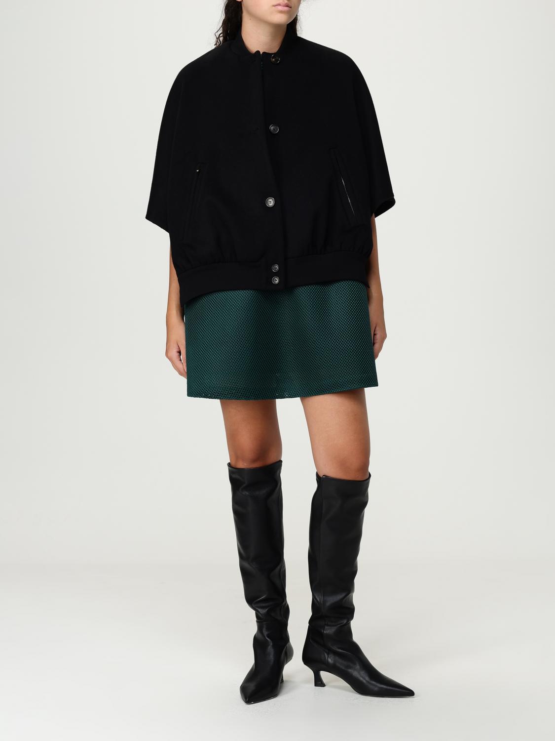 Max Mara Coat Woman Black MAX MARA