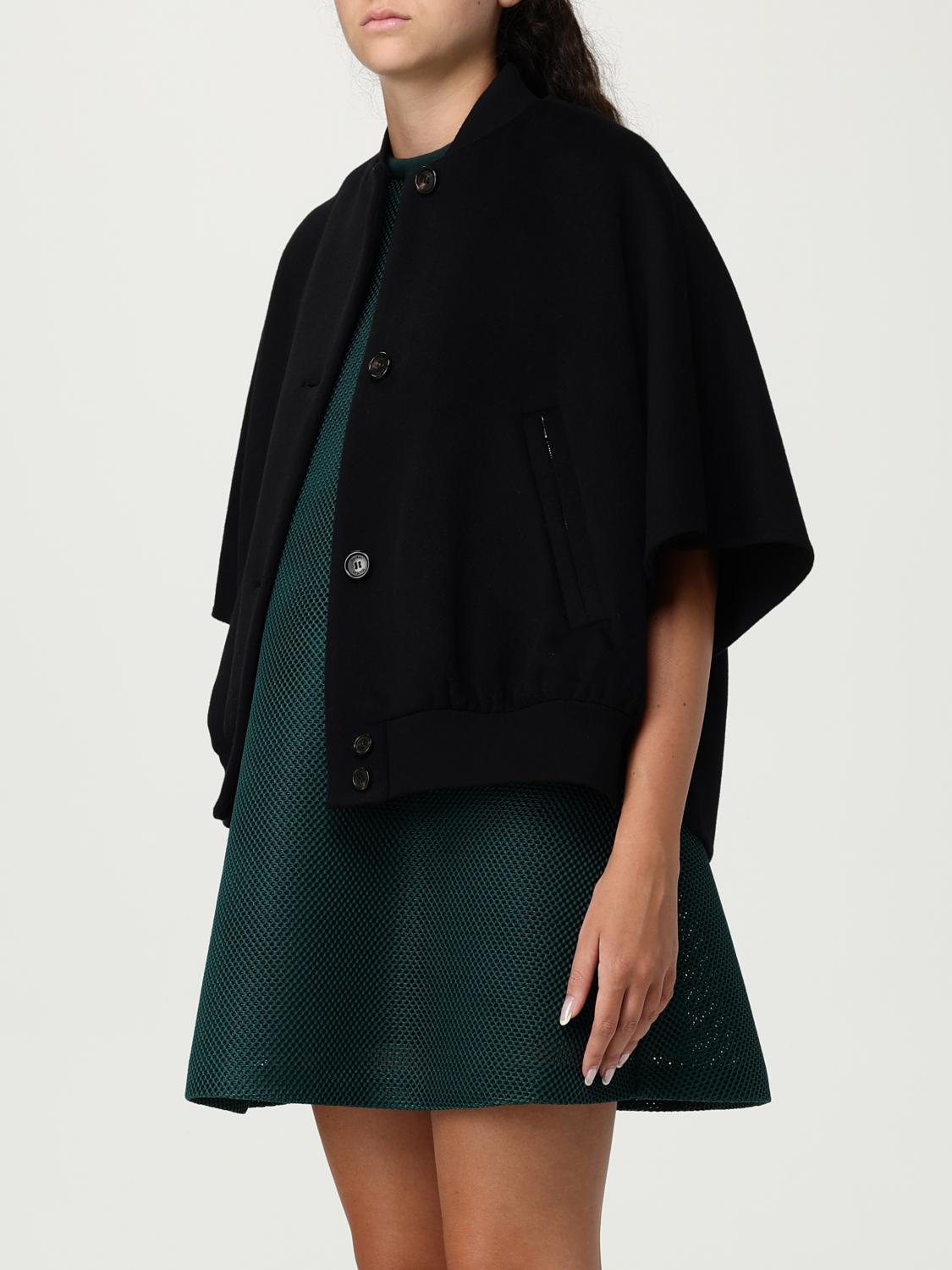 Max Mara Coat Woman Black MAX MARA