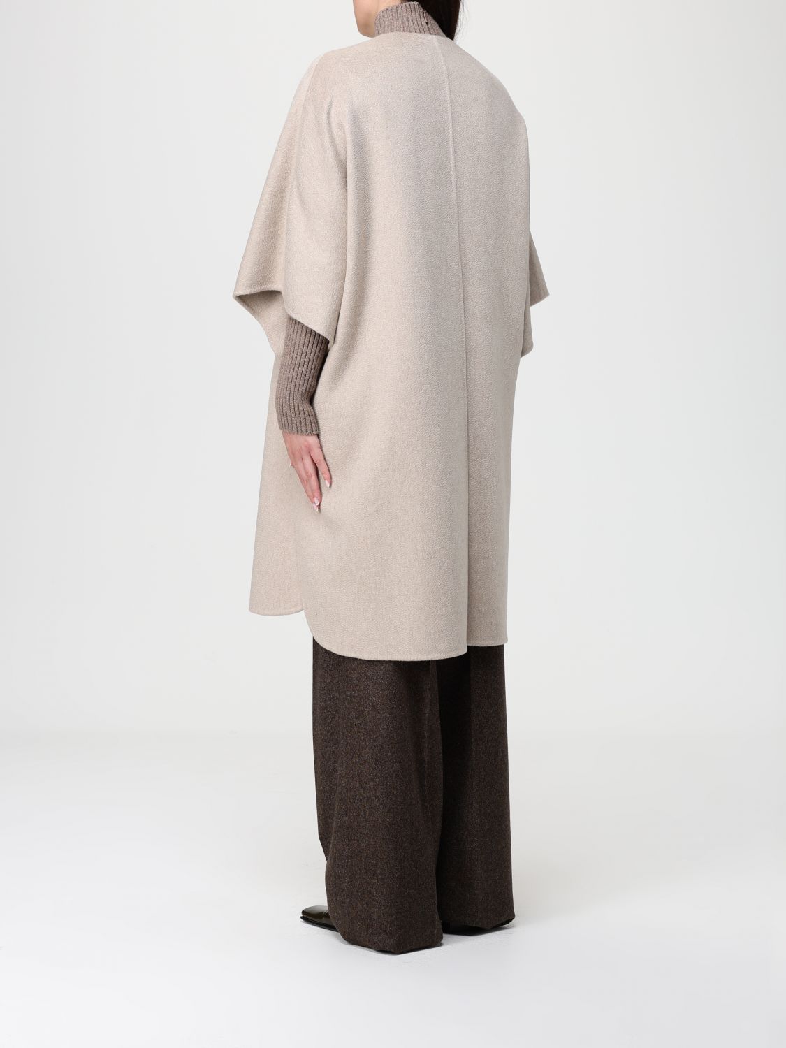 Max Mara Coat Woman Sand MAX MARA