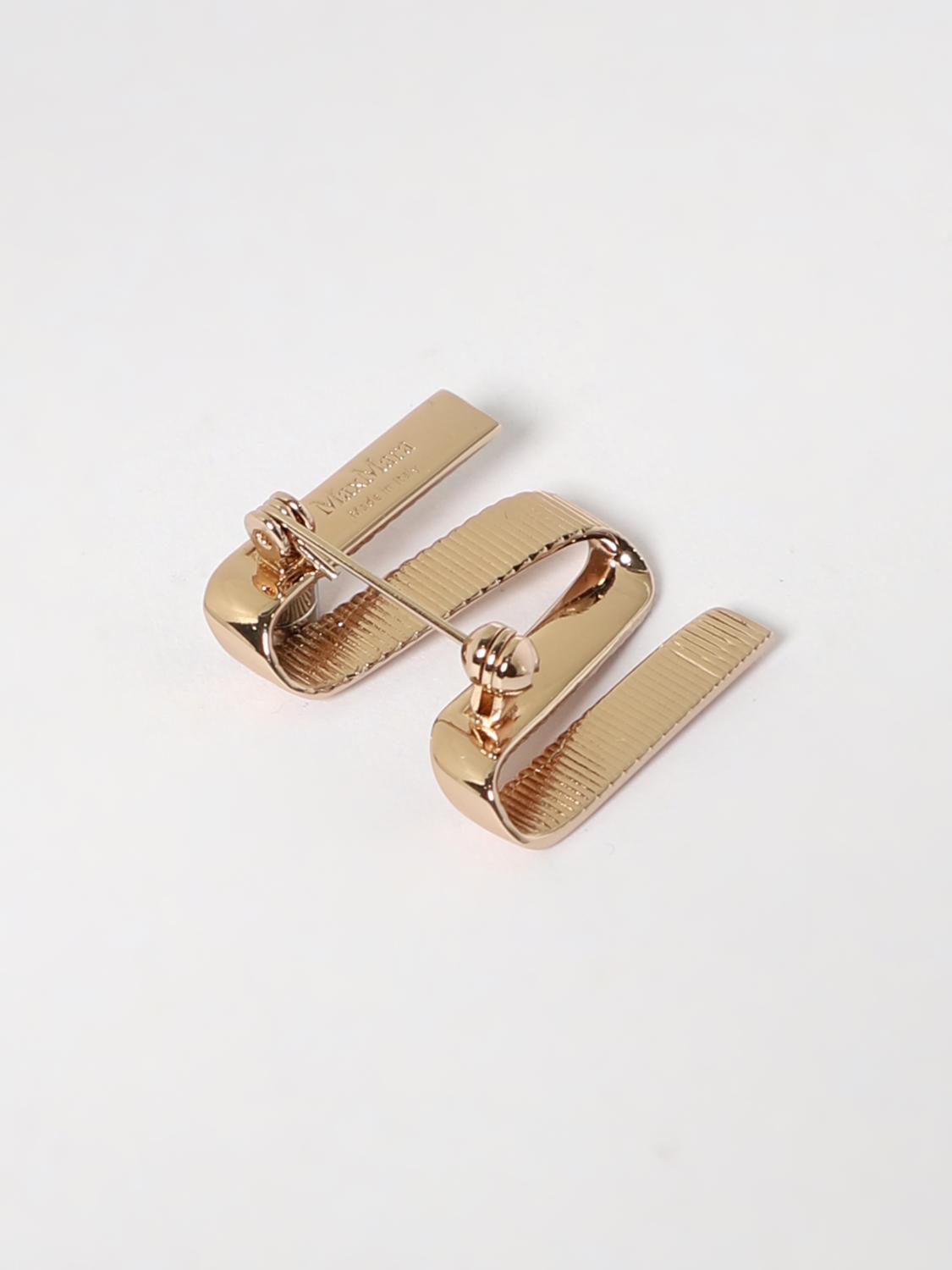 Max Mara Brooch Woman Bronze MAX MARA