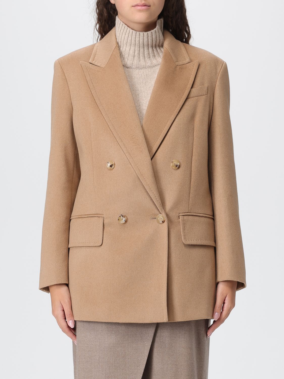 Max Mara Jacket Woman Camel MAX MARA
