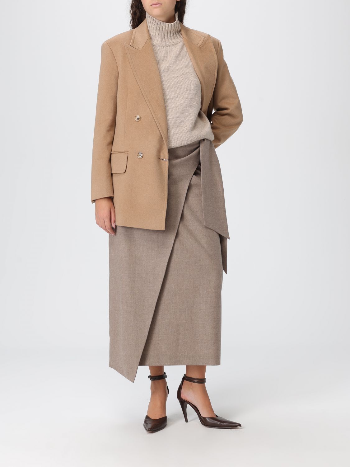 Max Mara Jacket Woman Camel MAX MARA