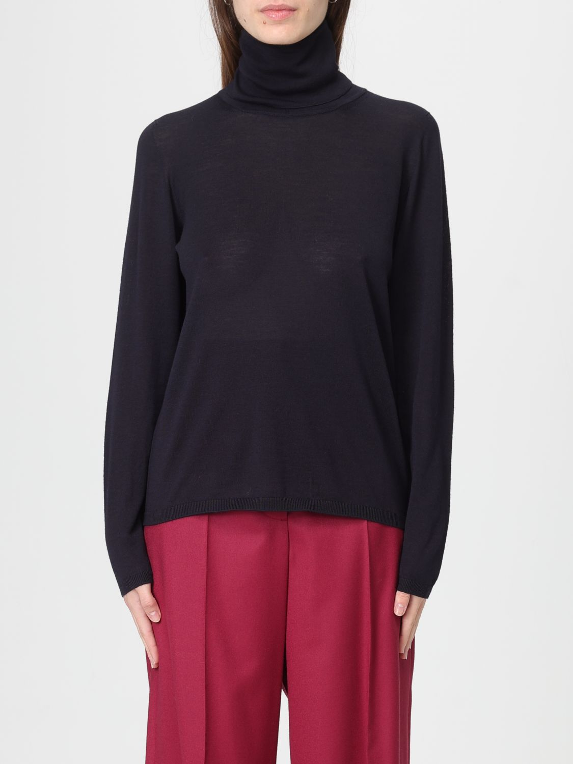 Max Mara Sweater Woman Navy MAX MARA