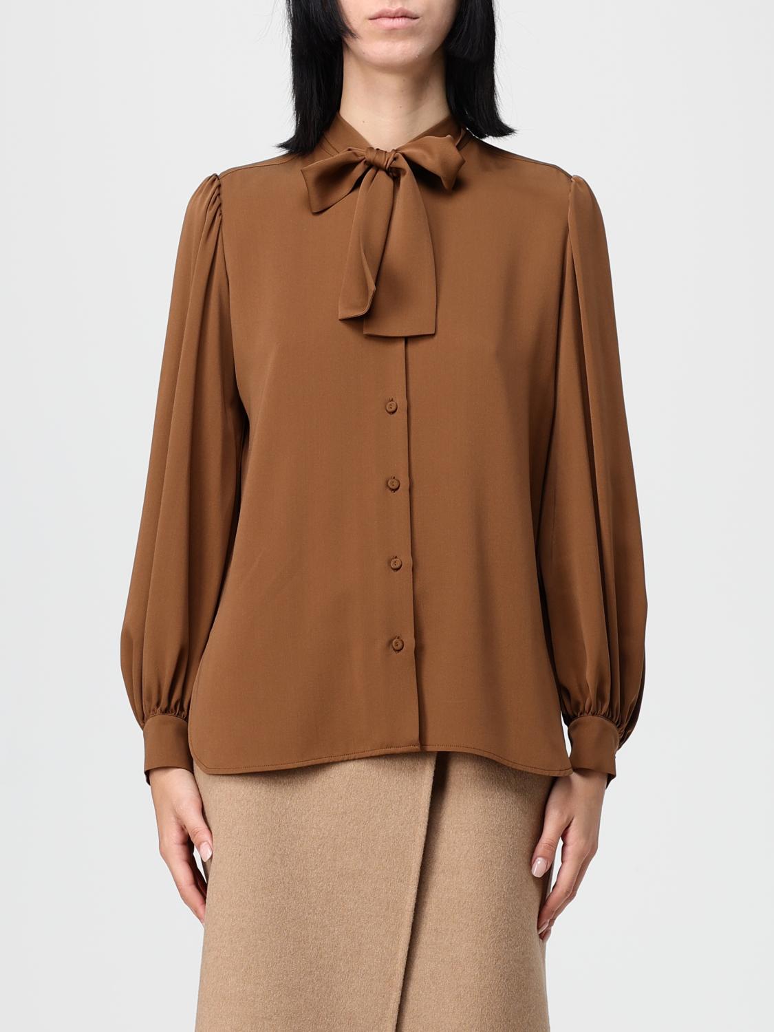 Max Mara Shirt Woman Leather MAX MARA