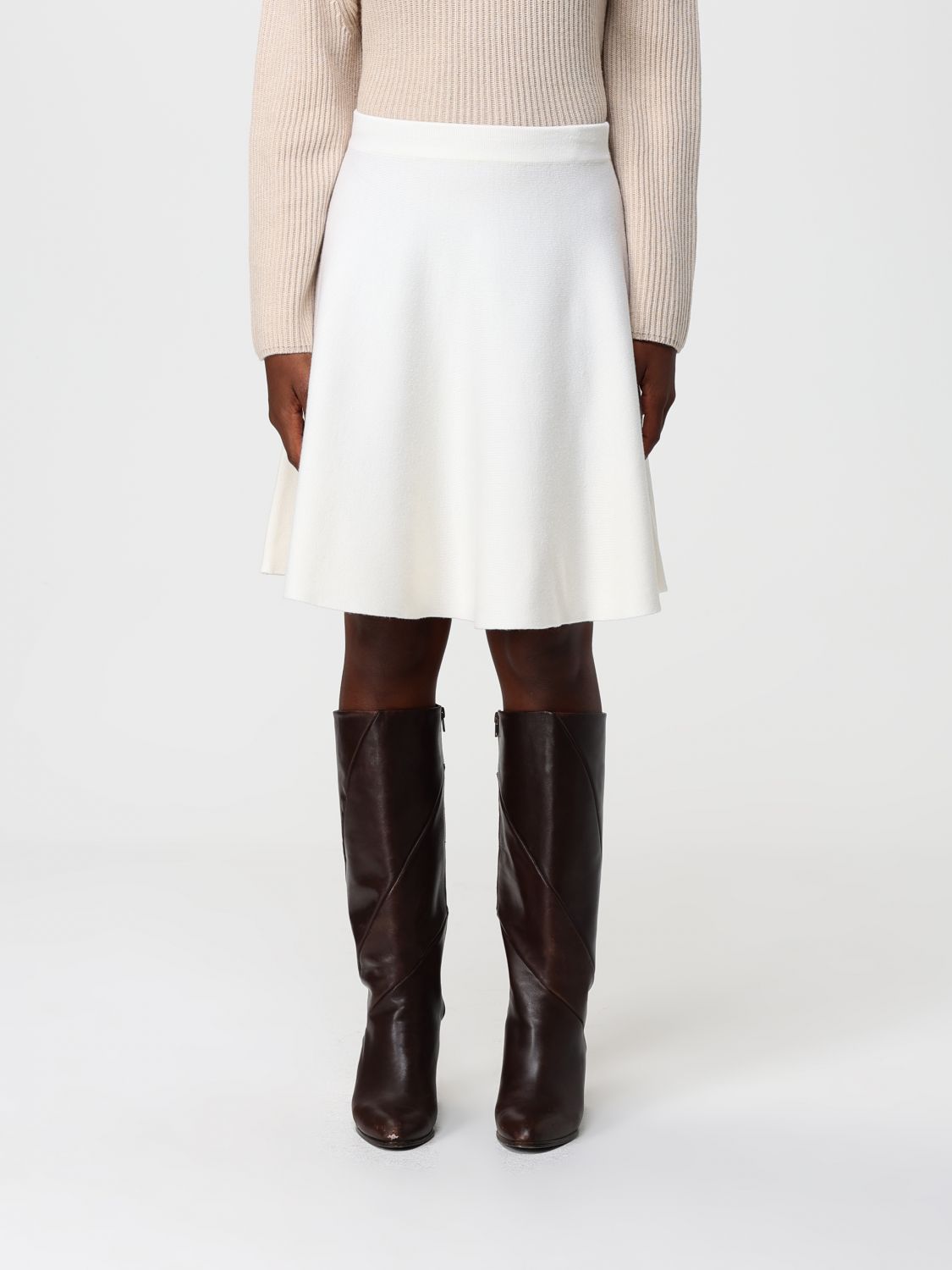 Max Mara Skirt Woman Pearl MAX MARA