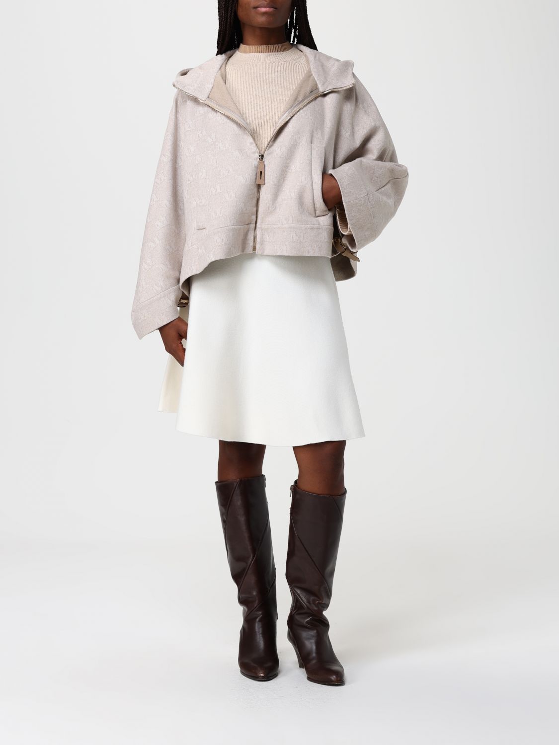 Max Mara Skirt Woman Pearl MAX MARA