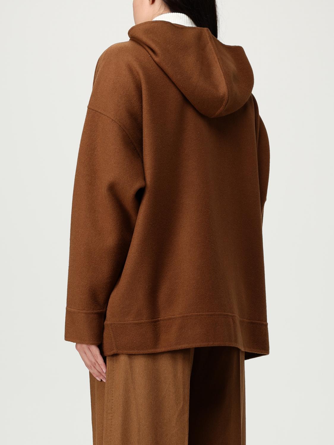 Max Mara Sweatshirt Woman Leather