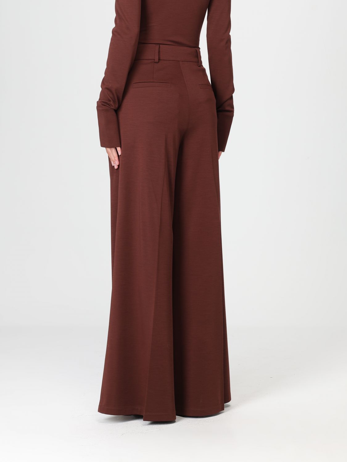 Max Mara Pants Woman Leather MAX MARA
