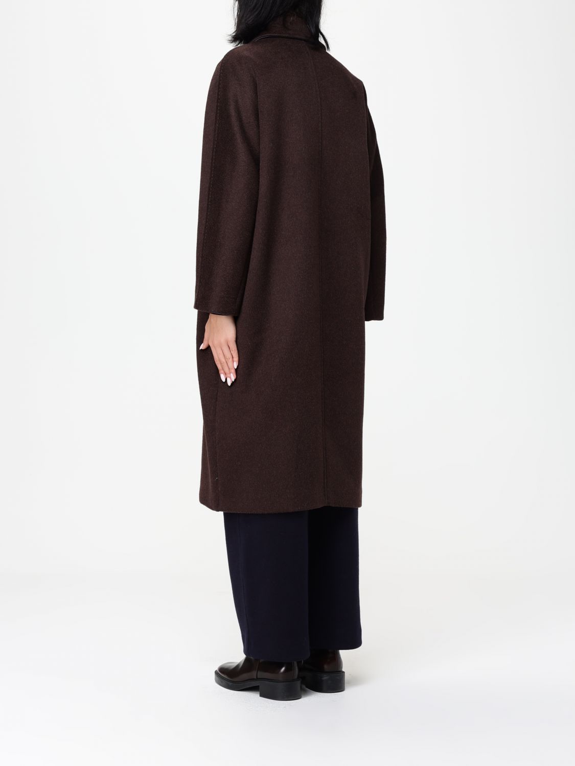 Max Mara Coat Woman Brown MAX MARA