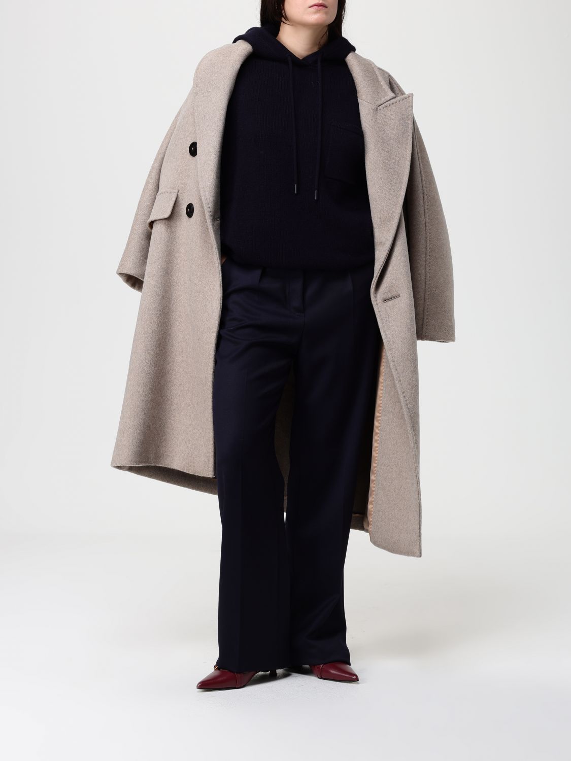 Max Mara Coat Woman Earth MAX MARA