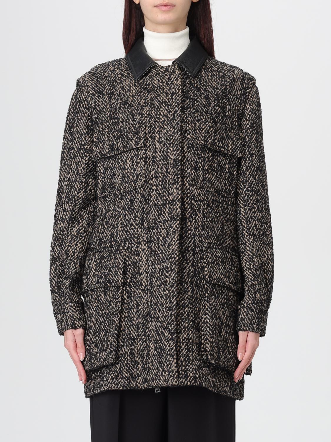 Max Mara Coat Woman Brown MAX MARA
