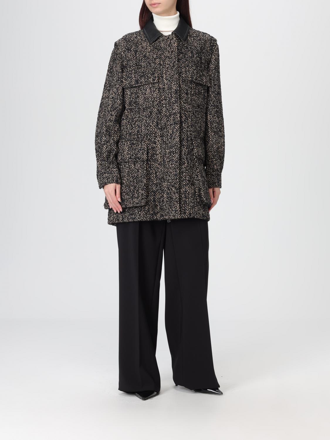 Max Mara Coat Woman Brown MAX MARA