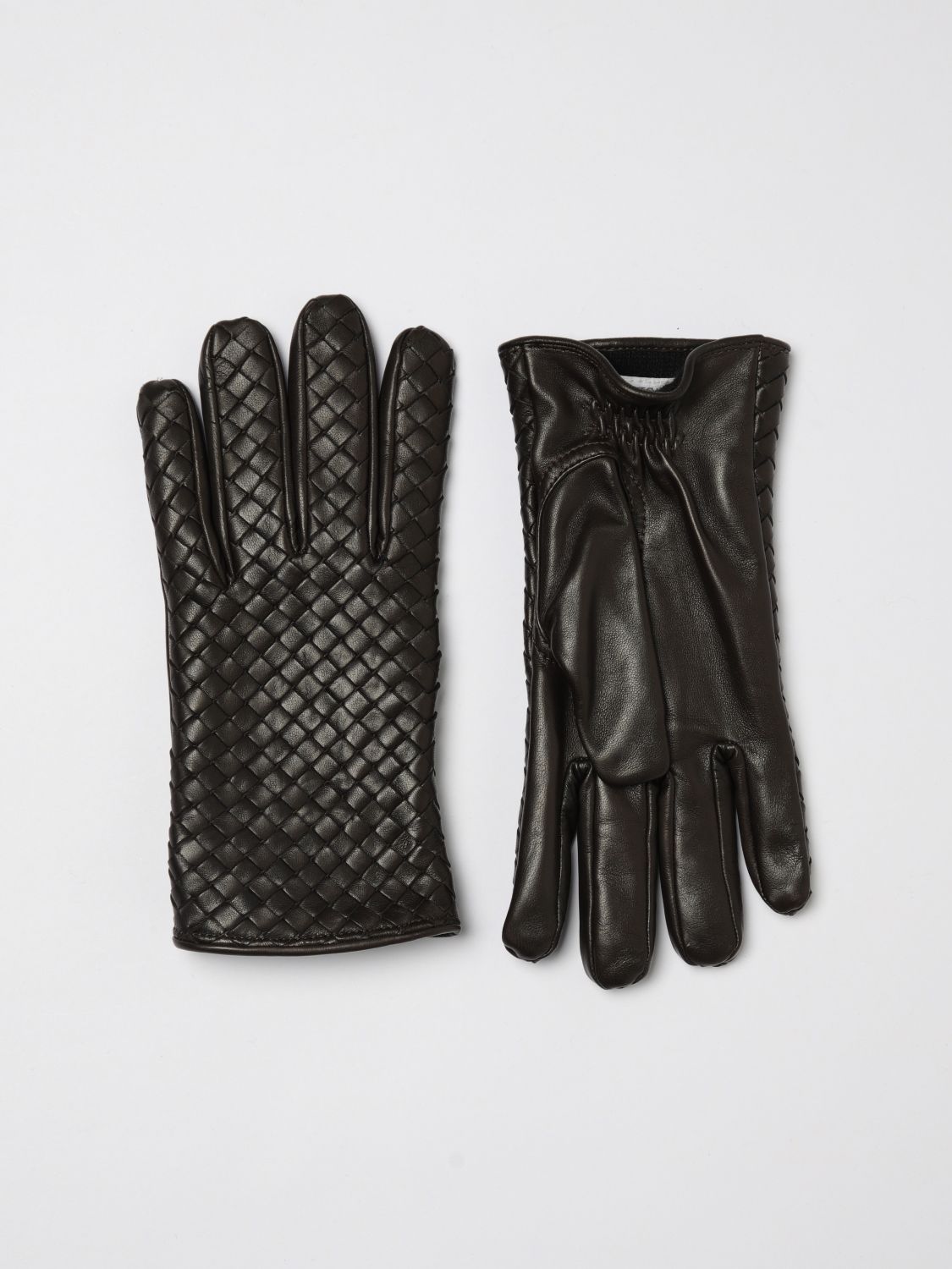 Bottega Veneta Gloves Men Dark BOTTEGA VENETA