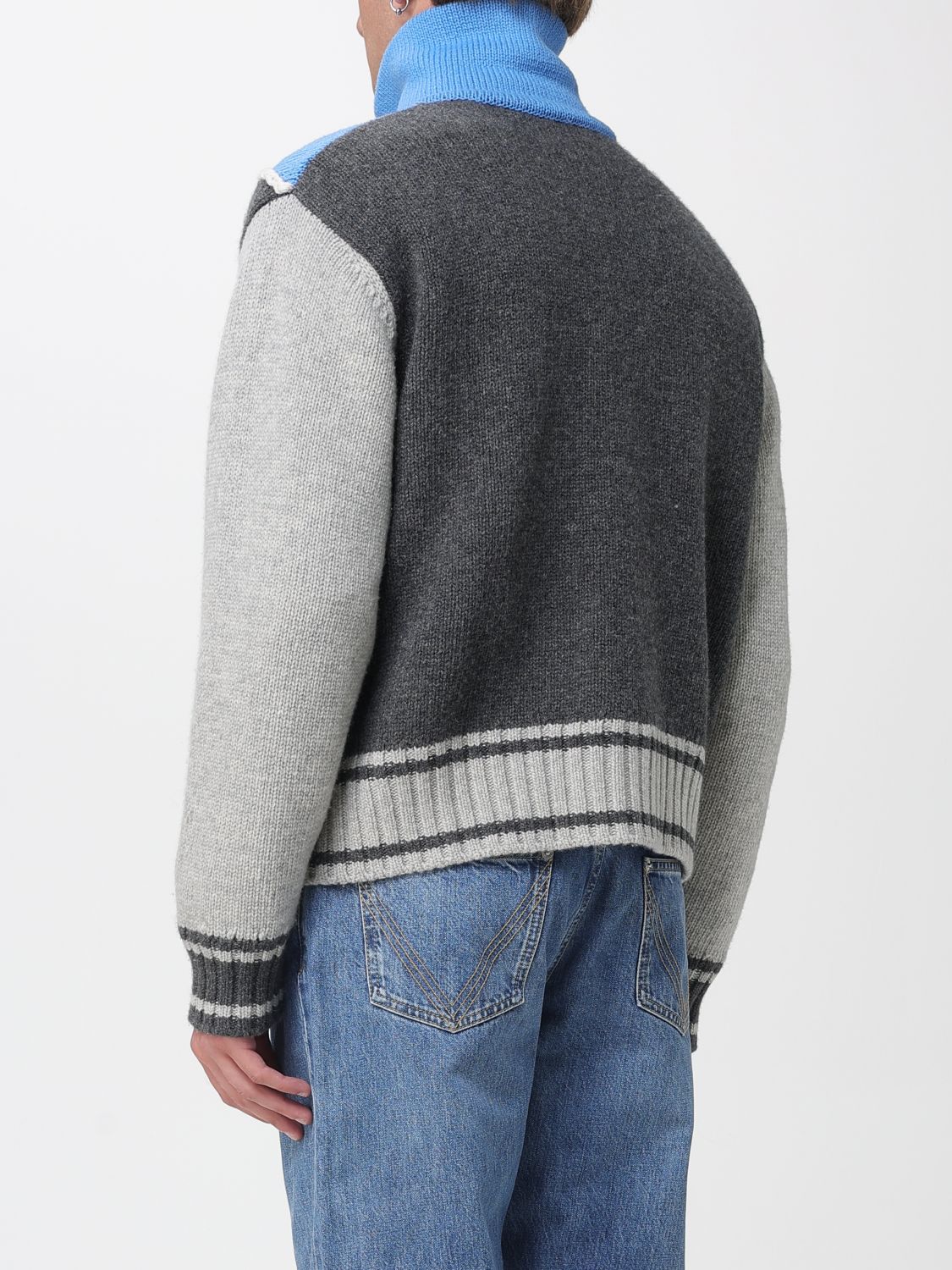 Bottega Veneta Sweater Men Charcoal BOTTEGA VENETA