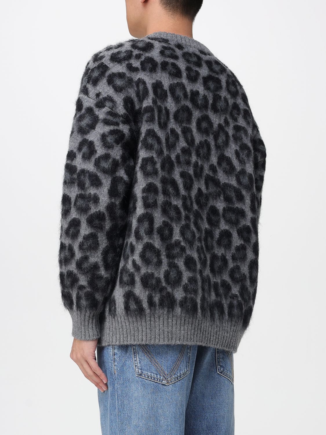 Bottega Veneta Sweater Men Grey BOTTEGA VENETA