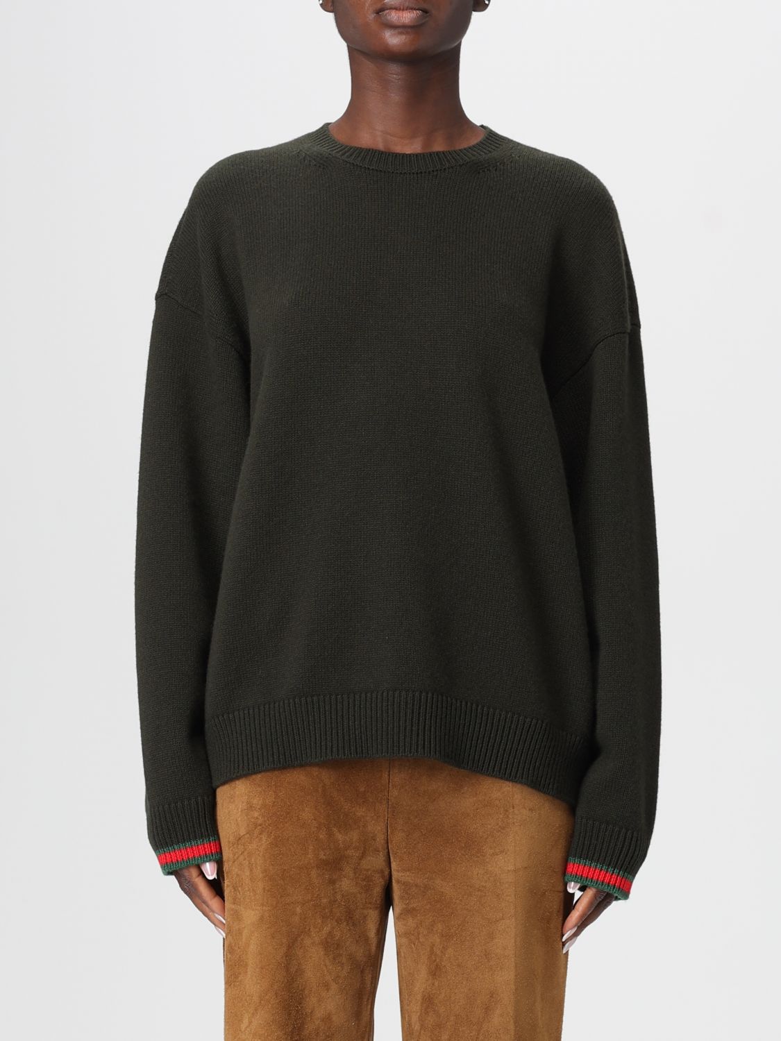 Gucci Sweater Woman Green GUCCI
