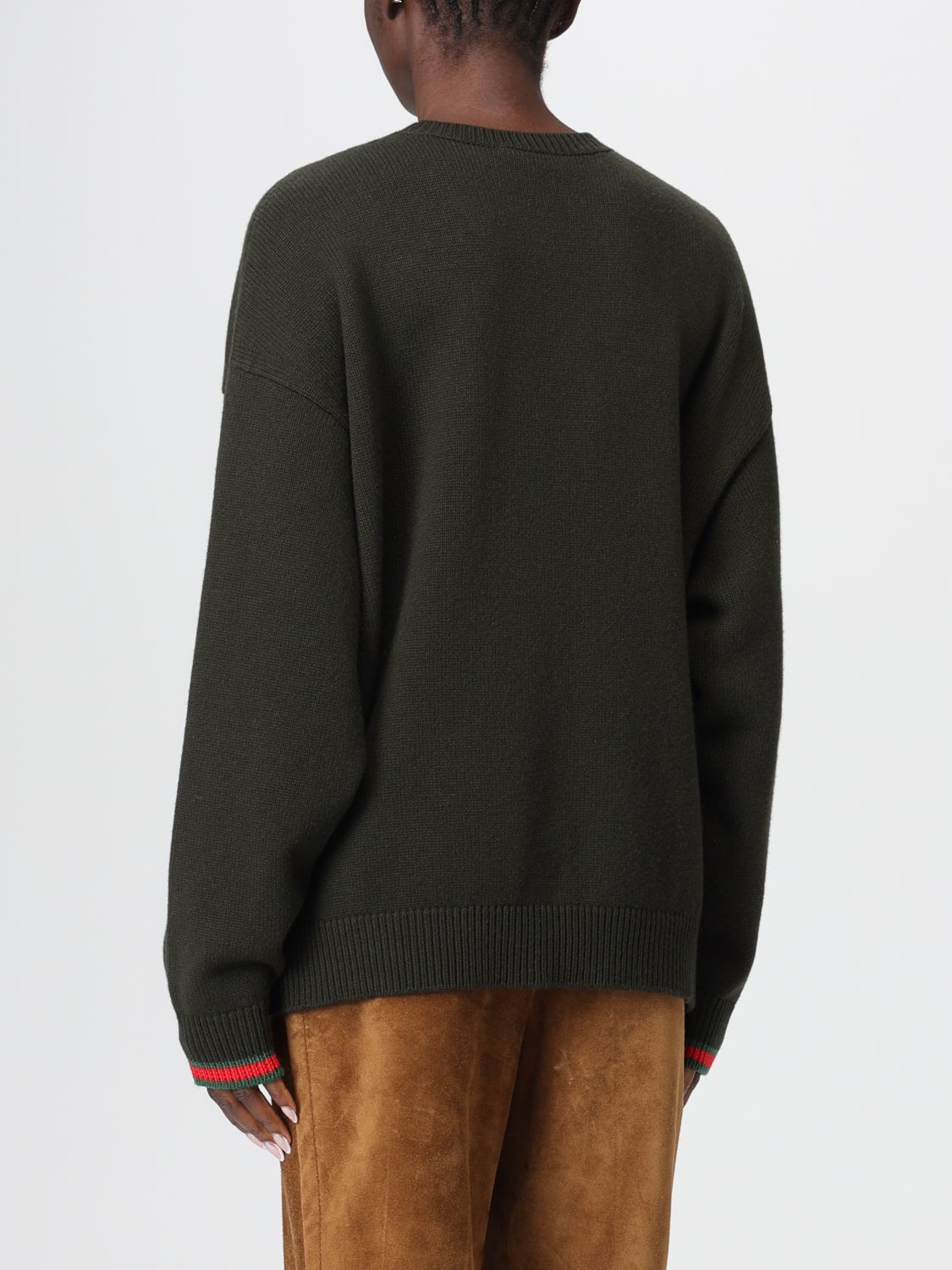 Gucci Sweater Woman Green GUCCI