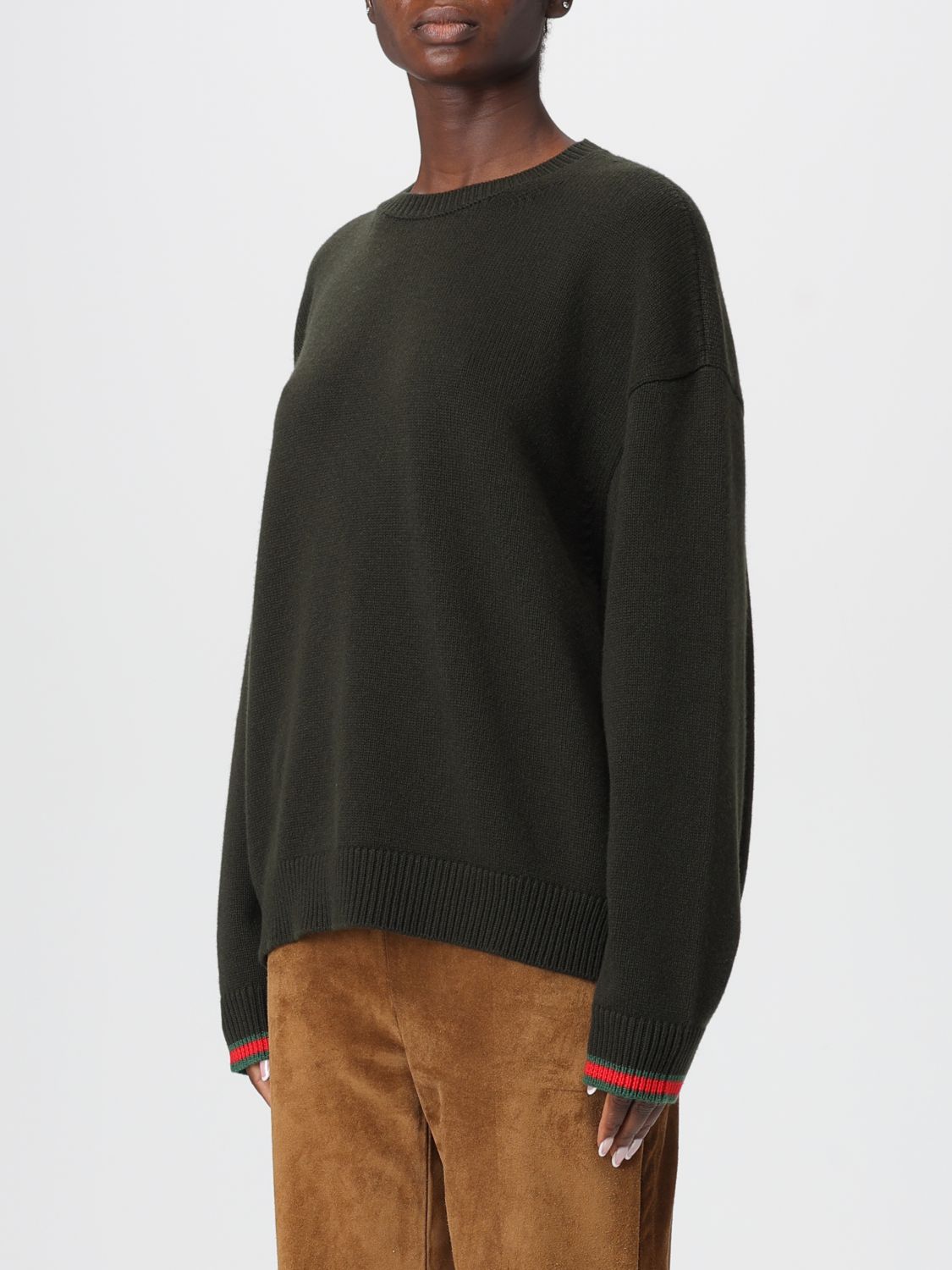 Gucci Sweater Woman Green GUCCI
