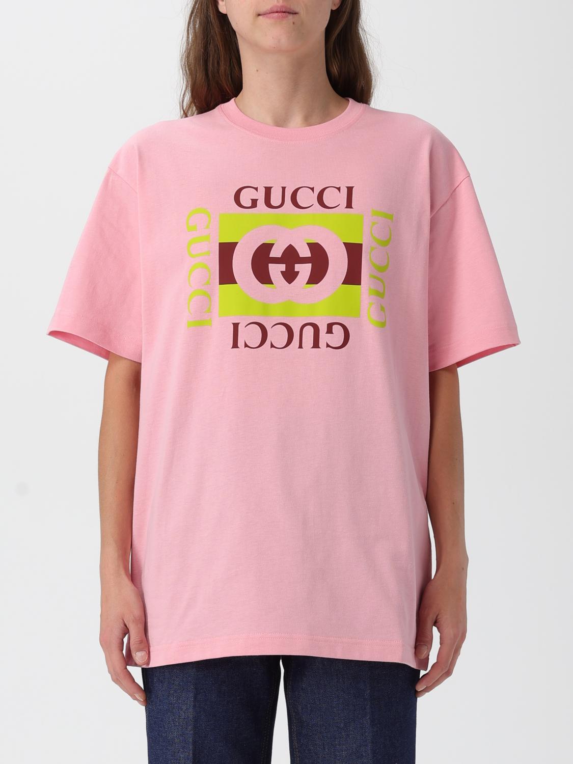Gucci T-Shirt Woman Pink GUCCI