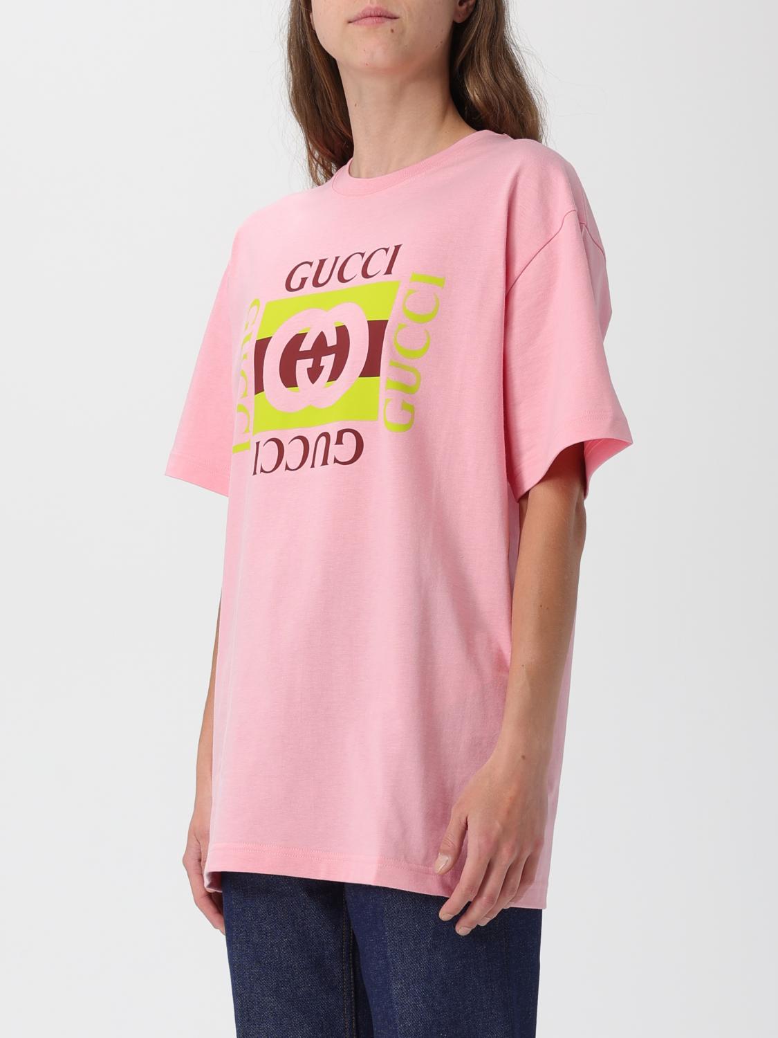 Gucci T-Shirt Woman Pink GUCCI
