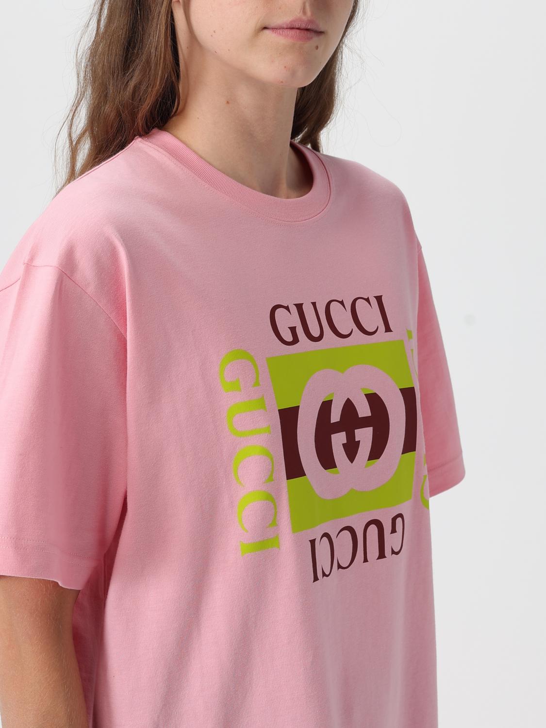 Gucci T-Shirt Woman Pink GUCCI