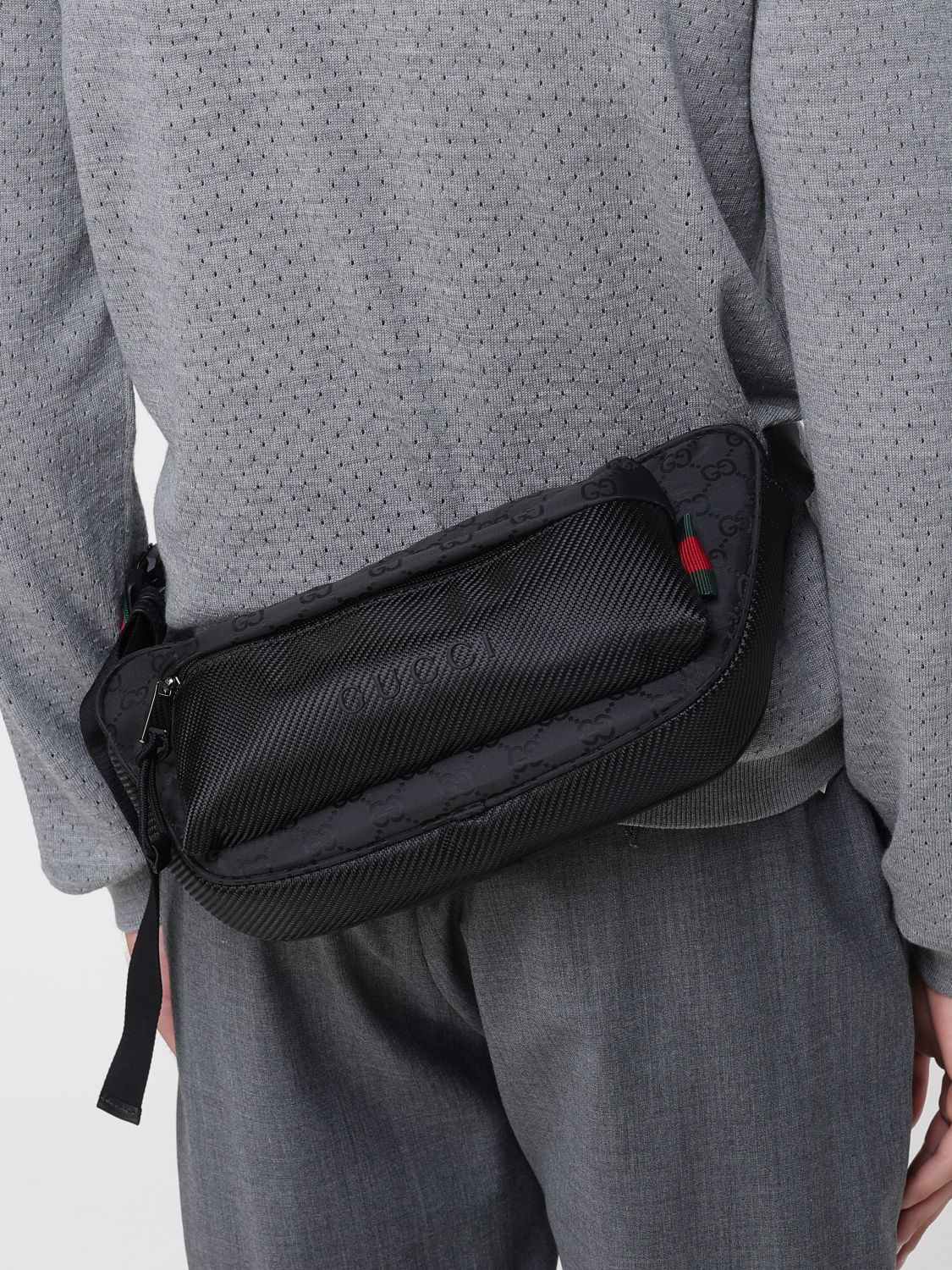 Gucci Belt Bag Men Black GUCCI