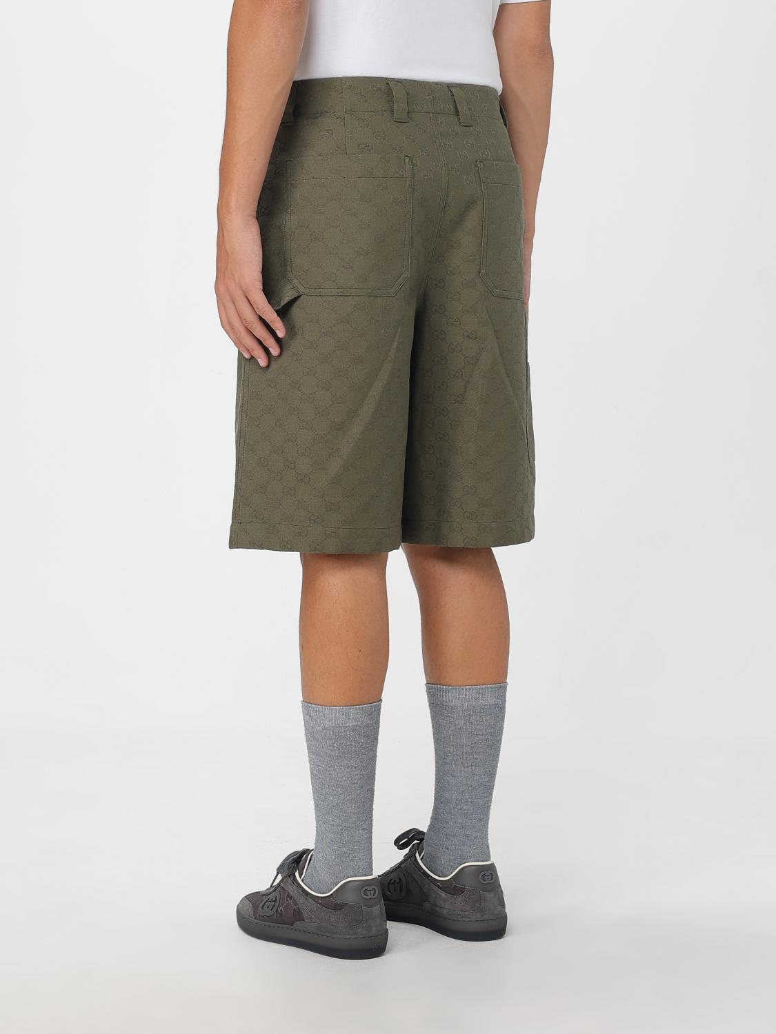 Gucci Shorts Men Green GUCCI