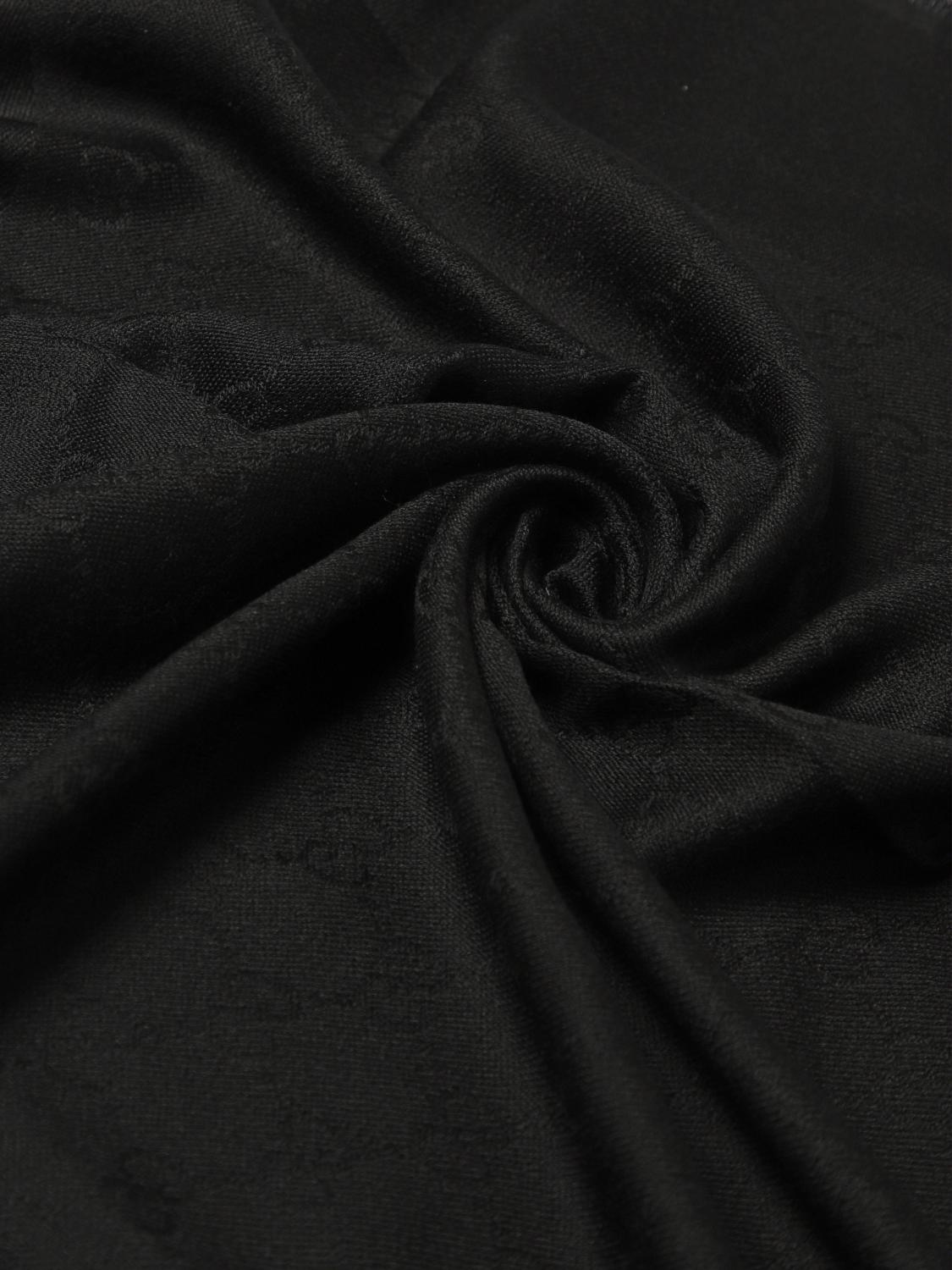 Gucci Scarf Men Black GUCCI
