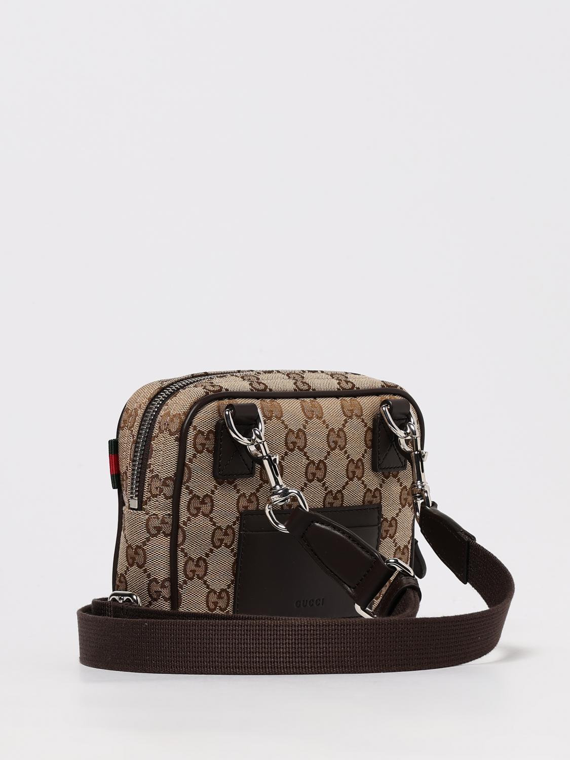 Gucci Shoulder Bag Men Beige.