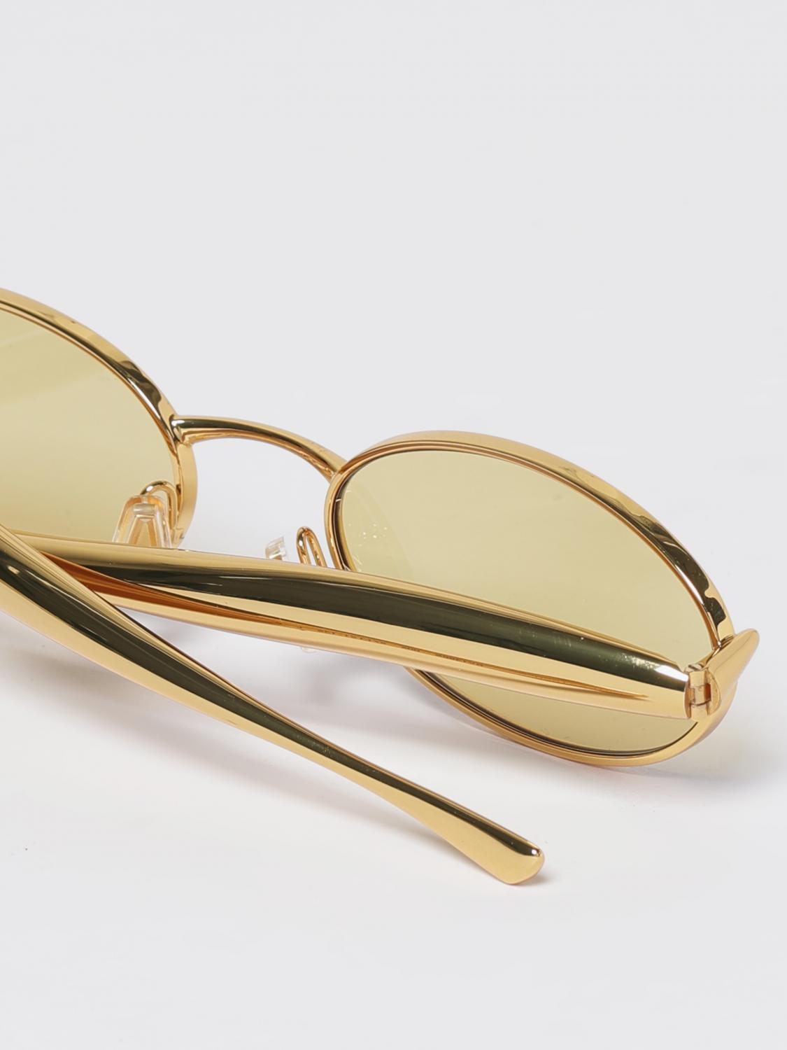 Bottega Veneta Sunglasses Woman Gold BOTTEGA VENETA