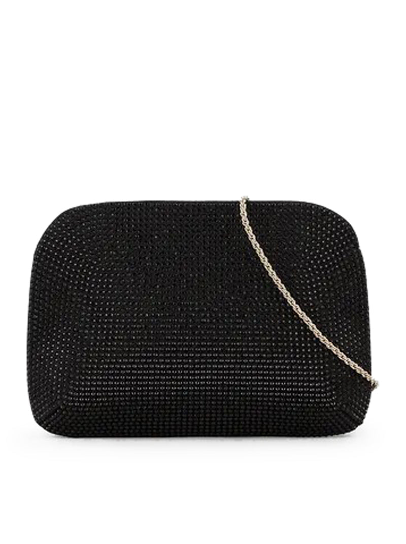 Giorgio Armani Women Clutch In Satin And Rhinestones GIORGIO ARMANI