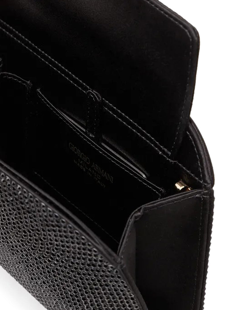 Giorgio Armani Women Clutch In Satin And Rhinestones GIORGIO ARMANI