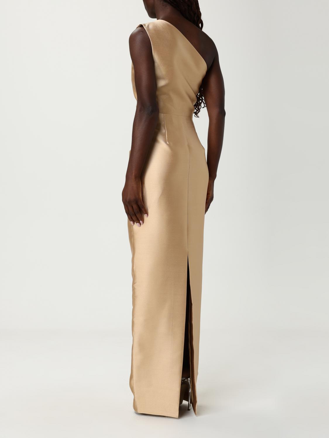 One-Shoulder Satin Dress Solace London SOLACE LONDON