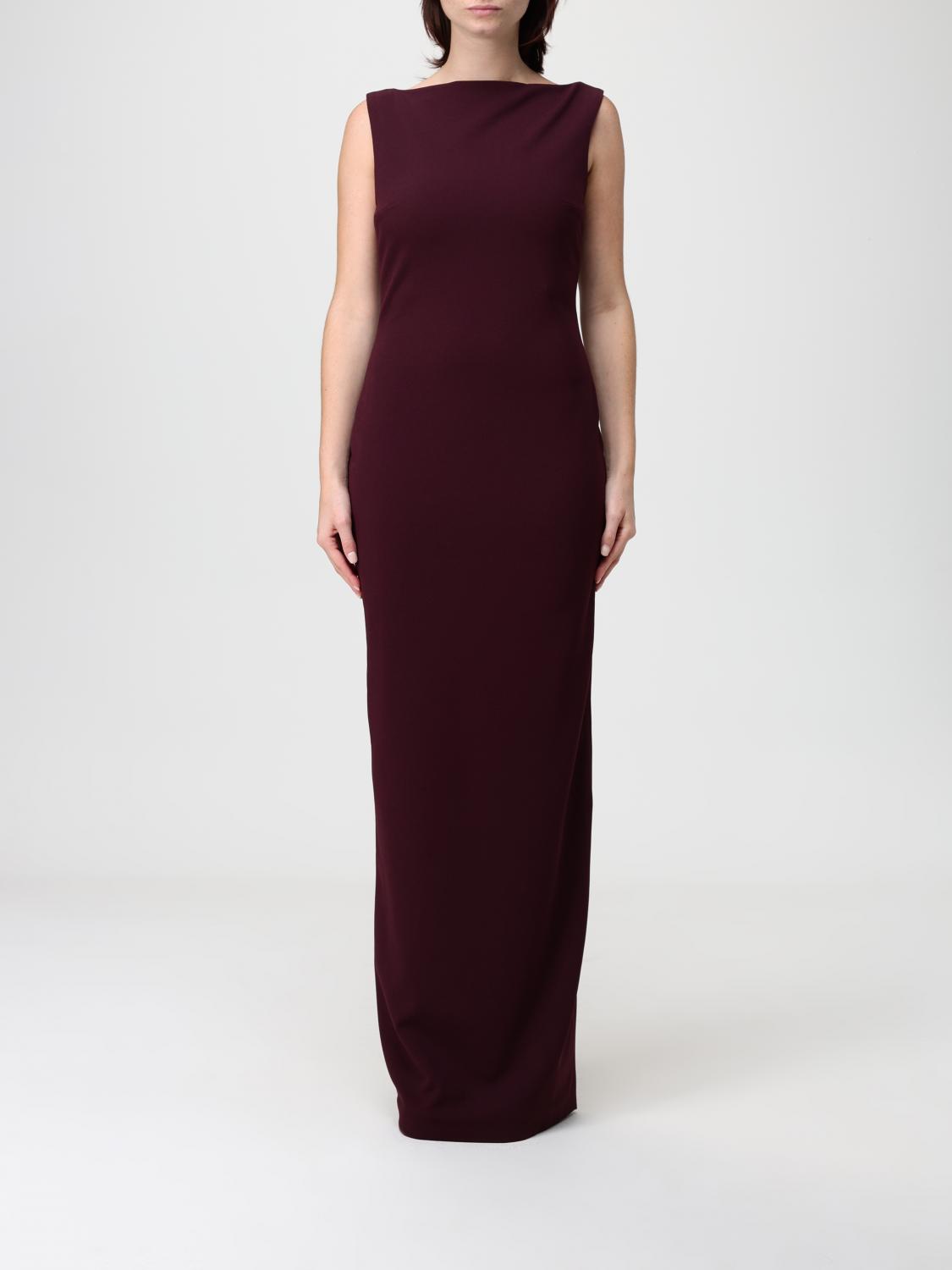 Solace London Dress Woman Burgundy SOLACE LONDON